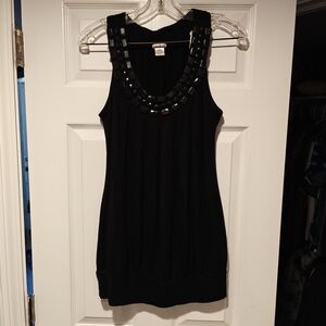 Elegant Black Sleeveless Dress